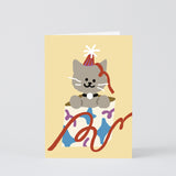 Cat In A Present