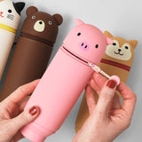 Lihit Lab PuniLabo Pig Standing Pencil Case