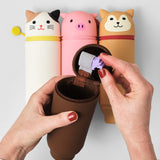 Lihit Lab PuniLabo Dog Standing Pencil Case