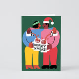 Xmas Tipple Embossed Card