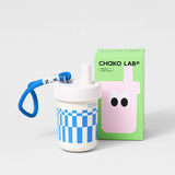 Chako Lab BoBo Insulated Cup White/Blue Check
