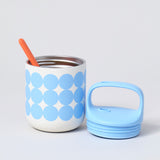 Chako Lab Bao Bao Insulated Cup White/Blue Spot