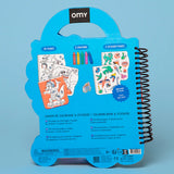 OMY Super Colouring & Sticker Book - Dino