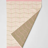 Wave Grid Natural Cotton Tea Towel
