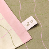 Wave Grid Natural Cotton Tea Towel