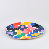 Floral Burst Round Serving Tray