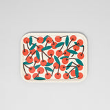 Cherries Small Rectangle Serving Tray