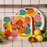Fruit Bowl Rectangle Serving Tray