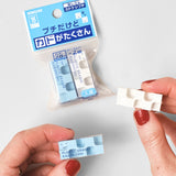 Kadokeshi Petit White and Blue Erasers