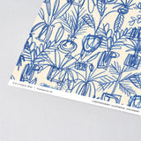 Plants Blue Wrapping Paper