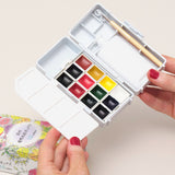 KURETAKE Gansai Tambi Japanese Watercolour Travel Set