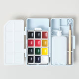 KURETAKE Gansai Tambi Japanese Watercolour Travel Set
