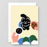Cat, Coffee, Cookie