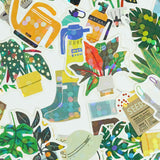Miniature Sticker Box Green Market Garden