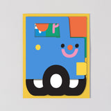 Truck Fold Out Card