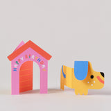 Dog In House Fold Out Card