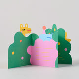Jungle Fold Out Card
