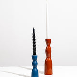 Terracotta Tall Wave Candleholder