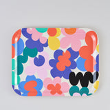 Floral Burst Rectangle Serving Tray