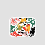 Cats Small Rectangle Serving Tray