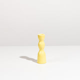 Yellow Low Wave Candleholder