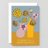 Happy Birthday Flowers In Vase