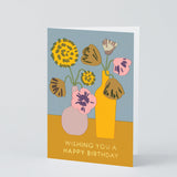 Happy Birthday Flowers In Vase