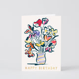 Happy Birthday Bouquet in Vase