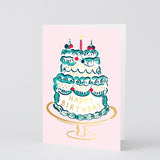 Happy Birthday Cake and Candle