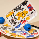 Dogs Small Rectangle Serving Tray