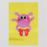 Pinky Sticker Card