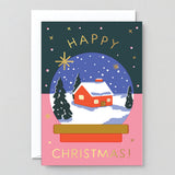 Happy Christmas Snow Globe
