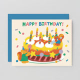 Happy Birthday Cake & Candles