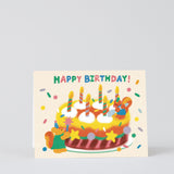 Happy Birthday Cake & Candles