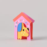 Dog In House Fold Out Card