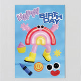 Rainbow Sticker Card
