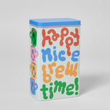 Happy Nice Brew Time Coffee Tin