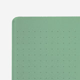 Midori Notebook A5 Colour Dot Grid Green