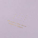 Midori Notebook A5 Colour Dot Grid Purple