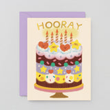 Hooray Happy Birthday Cake