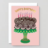 Cake & Candles Happy Birthday