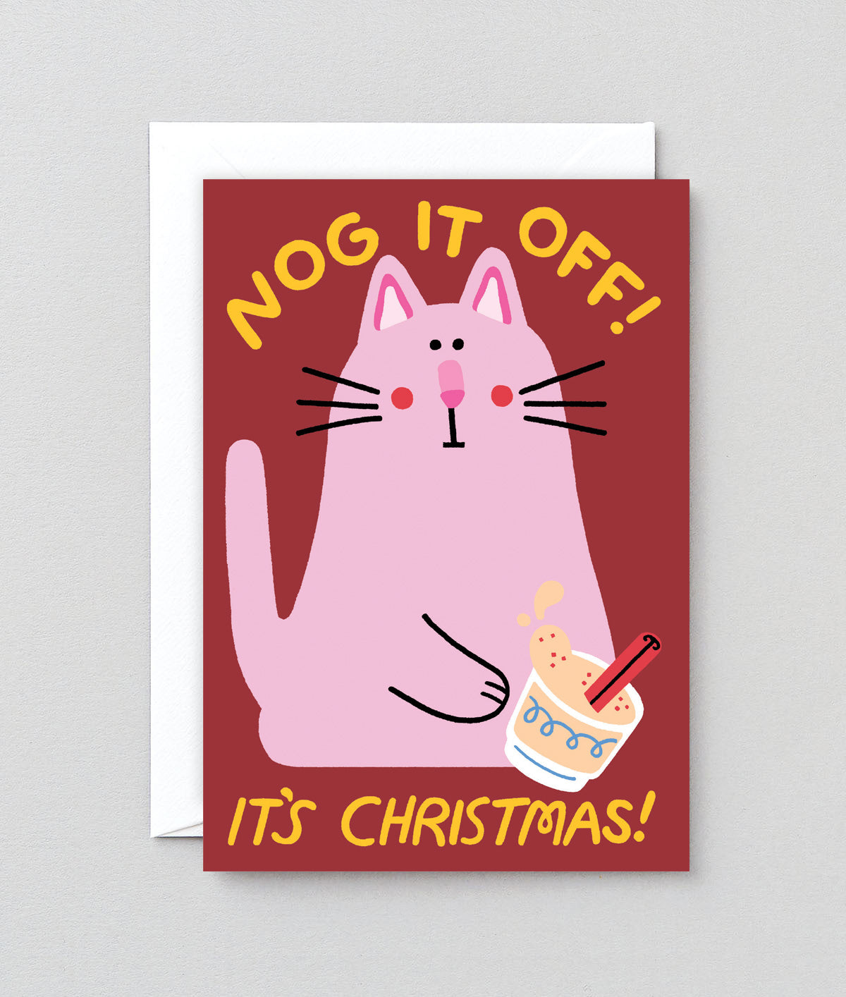 Nog It Off It's Christmas Card