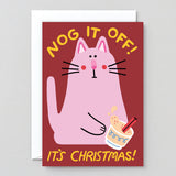 Nog It Off It's Christmas Card