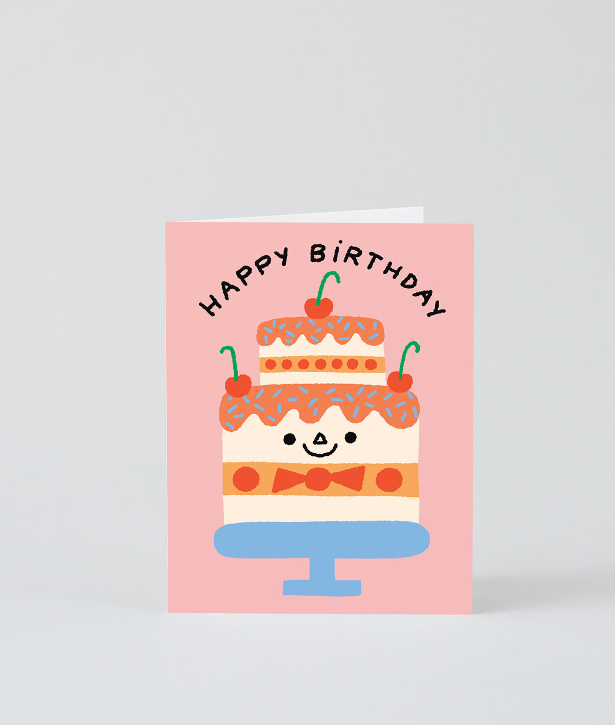 Happy Birthday Cake & Cherries