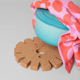 Sun Face Cork Trivet