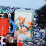 Flowers Coffee Tin