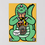 Dinosaur With Mini Card