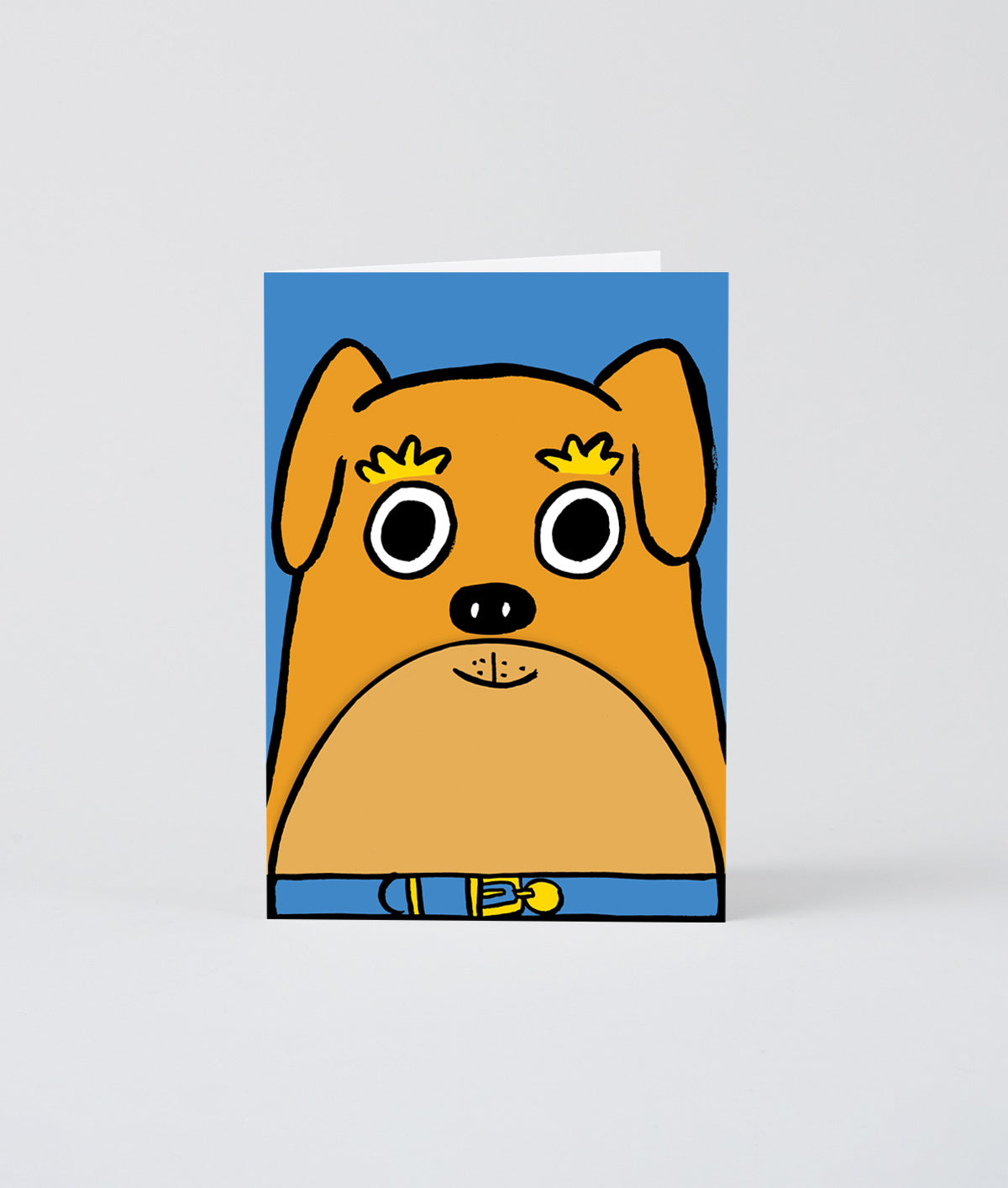 Dog Big Mouth Fold Out Kids Birthday Card