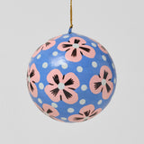 Pink Flowers Bauble