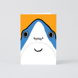 Shark Big Mouth Fold Out Kids Birthday Card